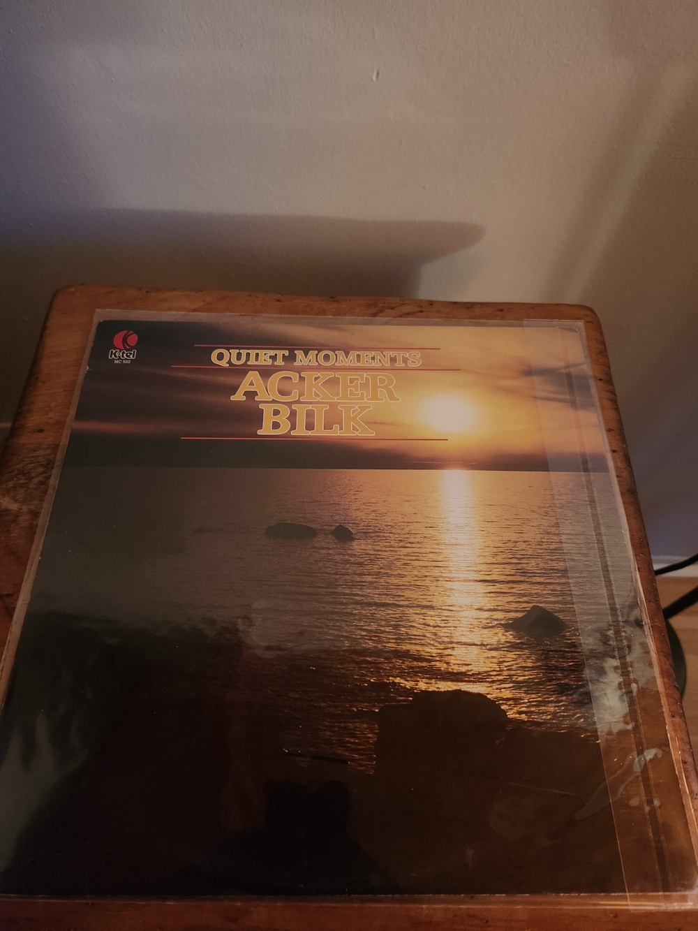 Acker Bilk "Quiet Moments" Vinyl LP - Sunset Brown & Black Artwork